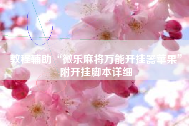 教程辅助“微乐麻将万能开挂器苹果”附开挂脚本详细