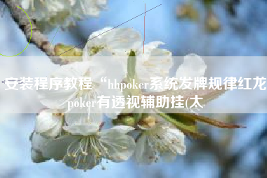 安装程序教程“hhpoker系统发牌规律红龙poker有透视辅助挂(太