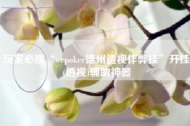 玩家必搜“wepoker德州透视作弊挂”开挂(透视)辅助神器