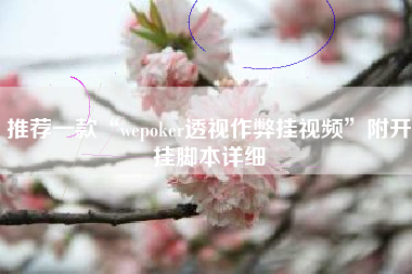 推荐一款“wepoker透视作弊挂视频”附开挂脚本详细