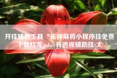 开挂辅助工具“雀神麻将小程序挂免费下载红龙poker有透视辅助挂(太