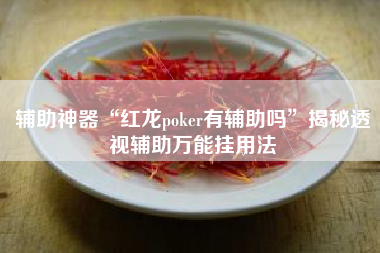 辅助神器“红龙poker有辅助吗”揭秘透视辅助万能挂用法