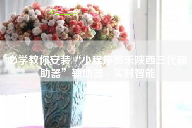必学教你安装“小程序微乐陕西三代辅助器	”辅助器 - 实时智能