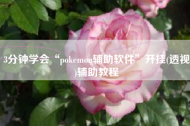 3分钟学会“pokemon辅助软件	”开挂(透视)辅助教程