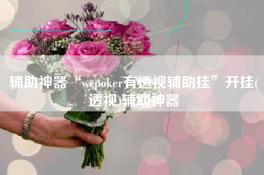 辅助神器“wepoker有透视辅助挂	”开挂(透视)辅助神器