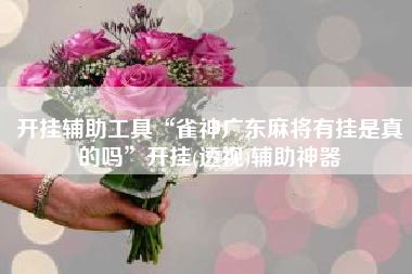 开挂辅助工具“雀神广东麻将有挂是真的吗”开挂(透视)辅助神器