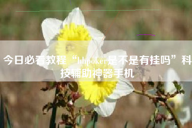 今日必看教程“hhpoker是不是有挂吗”科技辅助神器手机