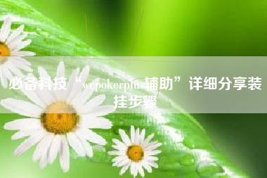 必备科技“wepokerplus辅助”详细分享装挂步骤