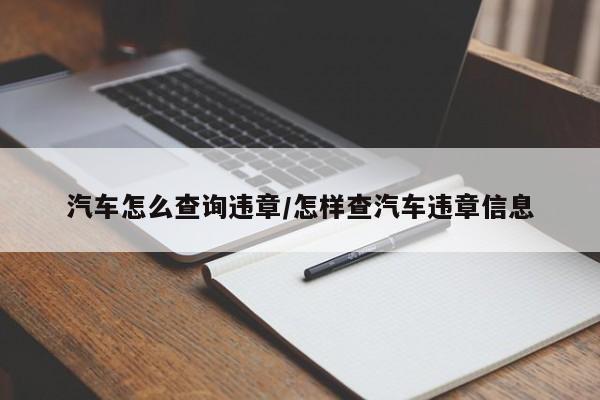汽车怎么查询违章/怎样查汽车违章信息